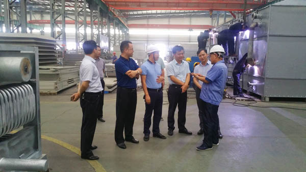 孟津县委副书记杨明祥莅临隆华考察调研