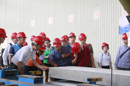 第九届海峡两岸热电联产/汽电共生学术交流研讨会代表团参观隆华