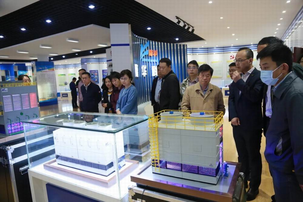 中国通用机械工业协会秘书长孙放一行莅临隆华参观考察