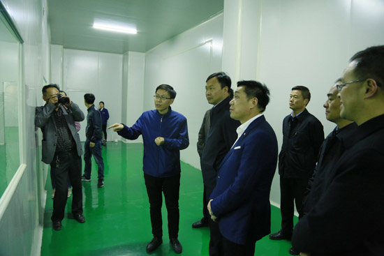 孟津县委书记黄玉国莅临隆华调研新项目进展情况