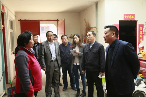 隆华党委书记李占明深入贫困户调研，助力精准扶贫