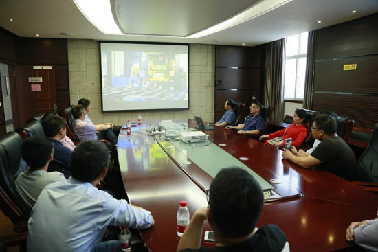 遂平县考察团到隆华考察交流非公党建工作