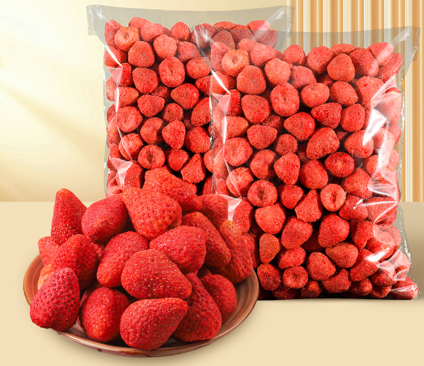 散装冻干草莓脆