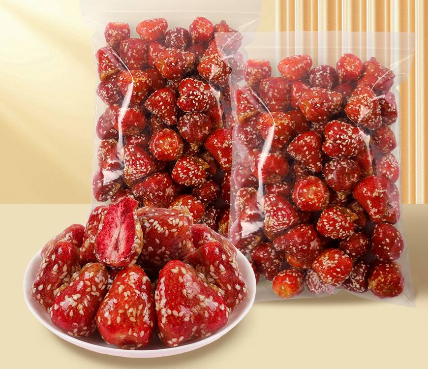 冻干冰糖草莓